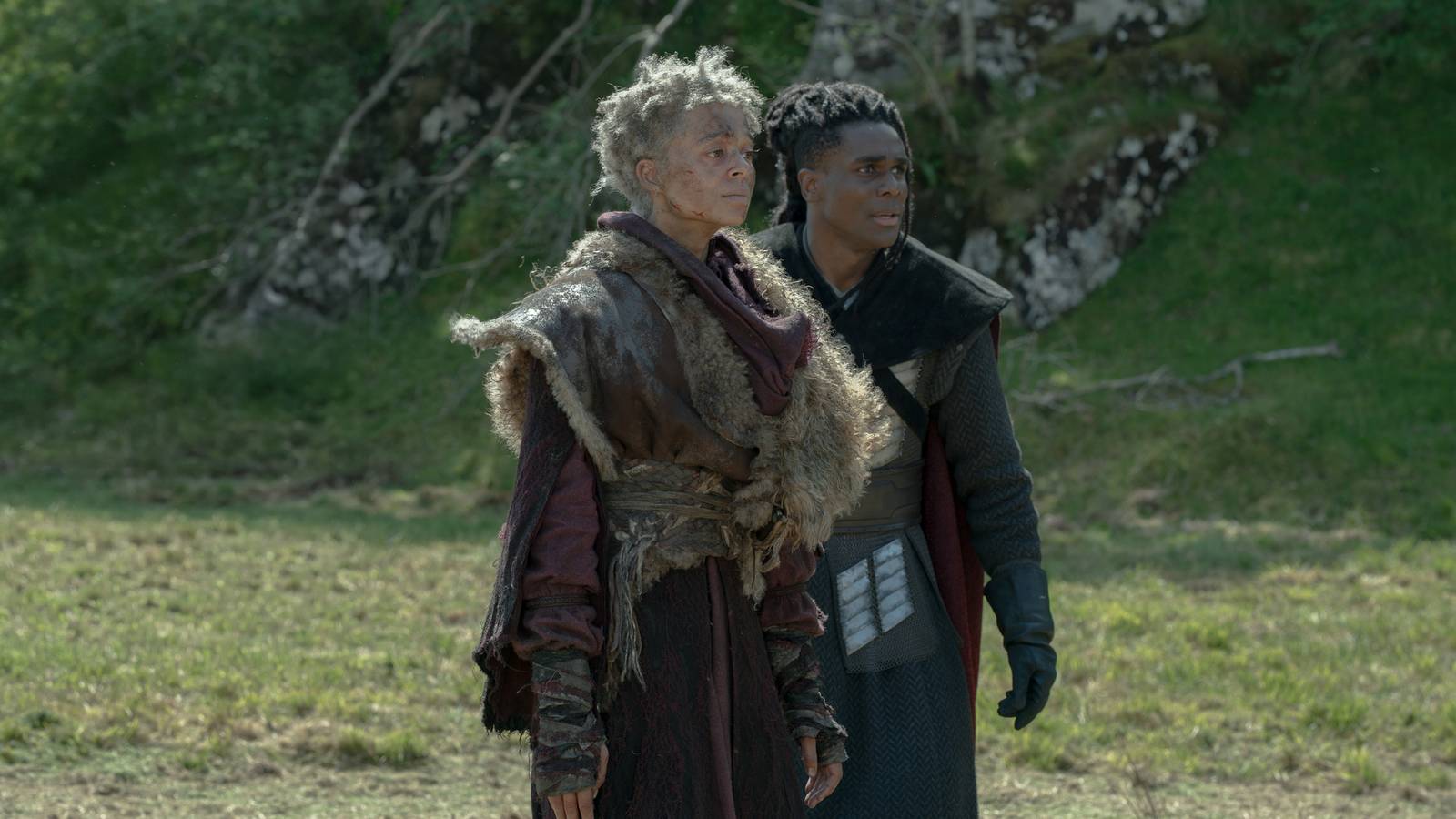 Rhaena and Addam in House of the Dragon