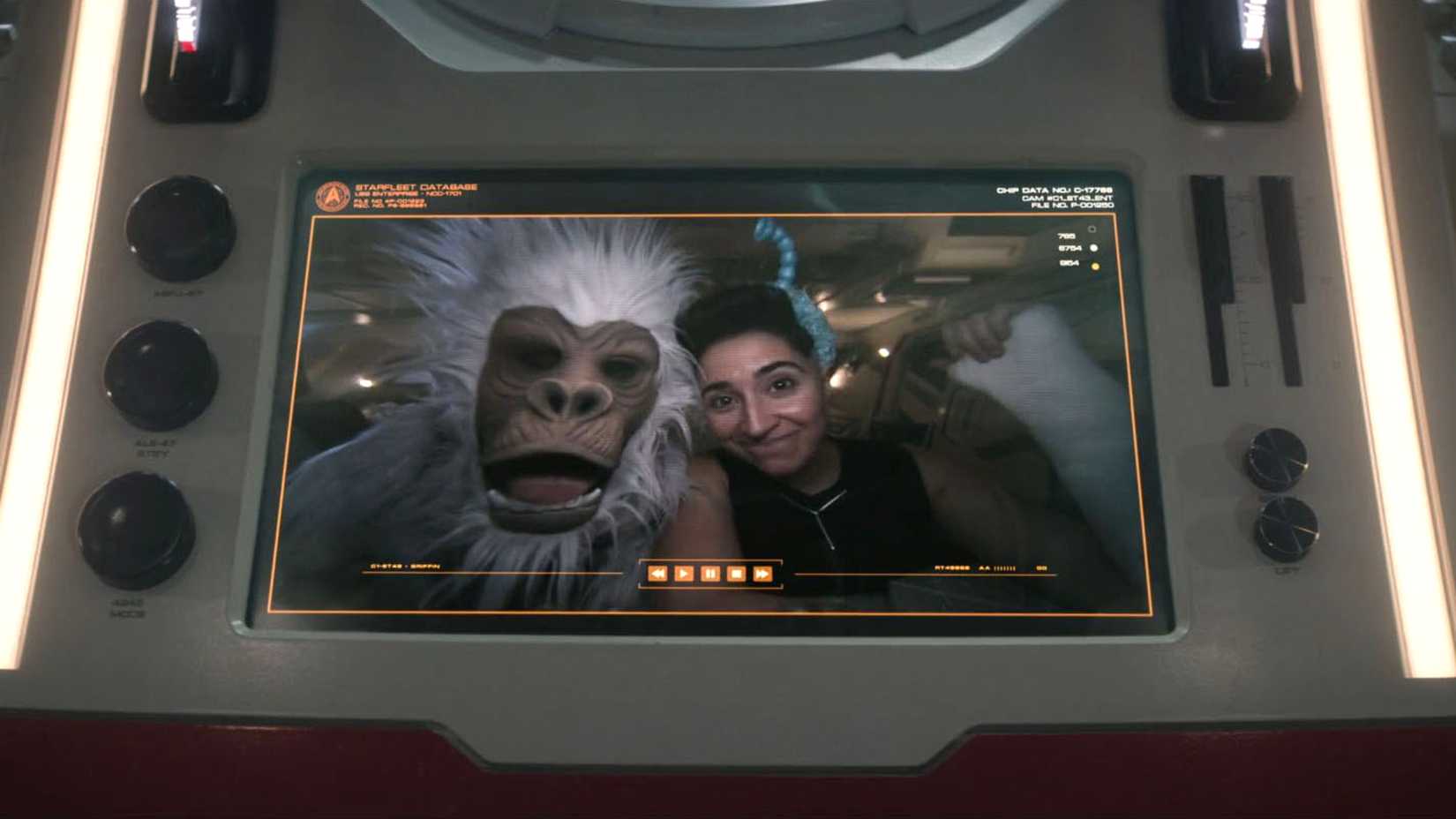 Scotty in Mugato costume and Ortegas