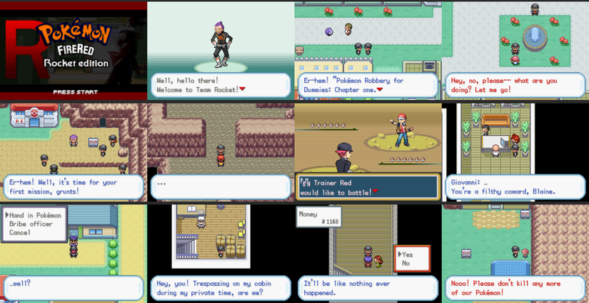 Pokemon FireRed Rocked edition rom hack screenshots