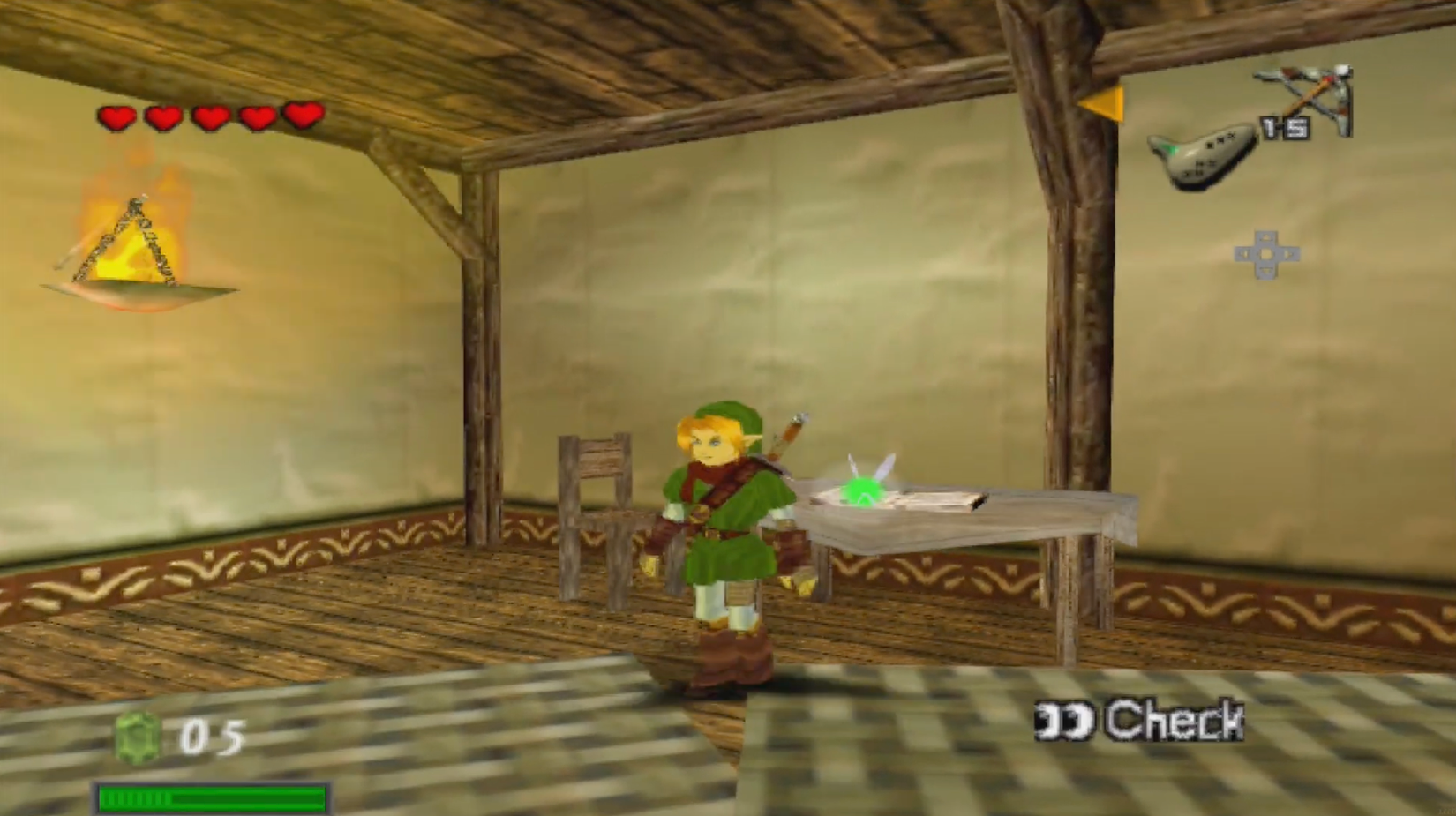 Image shows gameplay from Zelda Sands Of Time