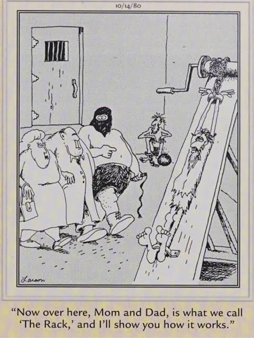 Dungeon Torture Demonstration - The Far Side