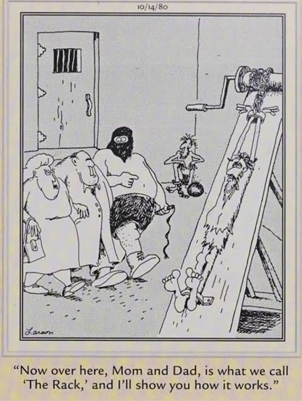 Dungeon Torture Demonstration - The Far Side