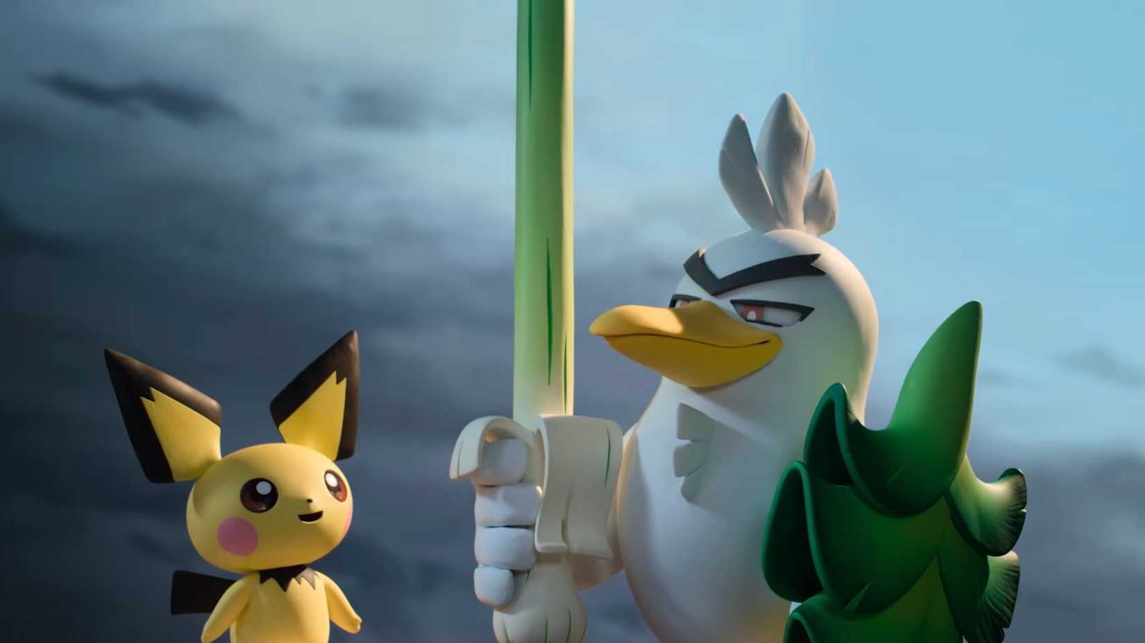 The stop-motion Pichu and Sirfetch’d