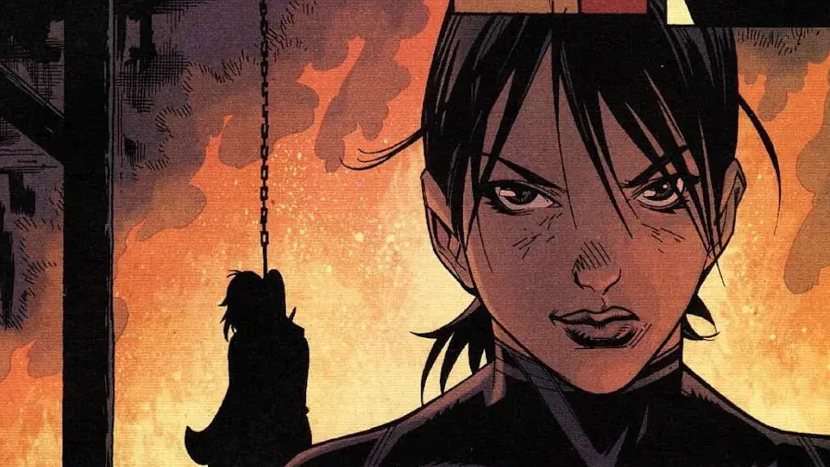 Cassandra Cain Defeats Her Mother, Lady Shiva
