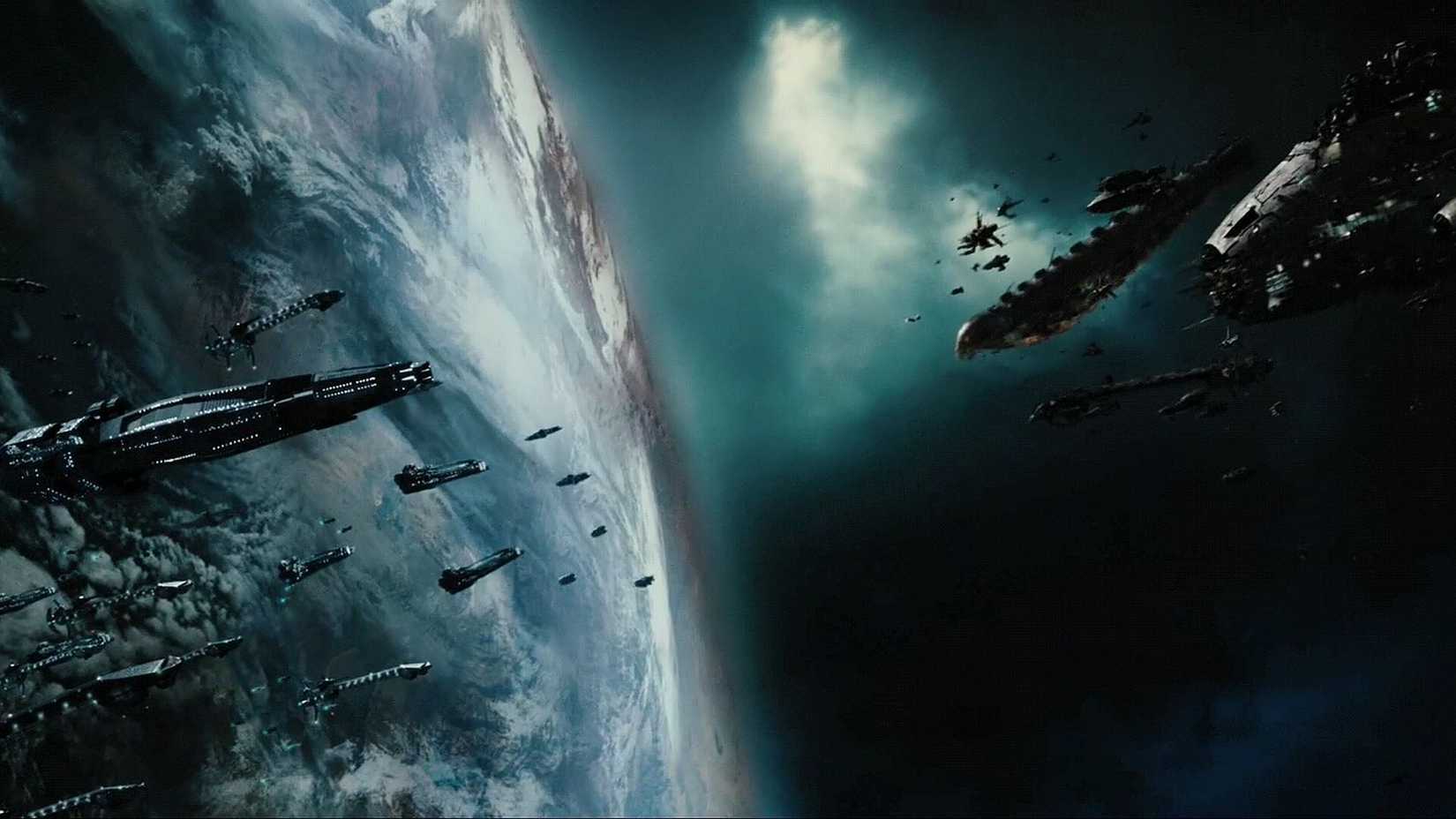 Ships in space in the movie Serenity