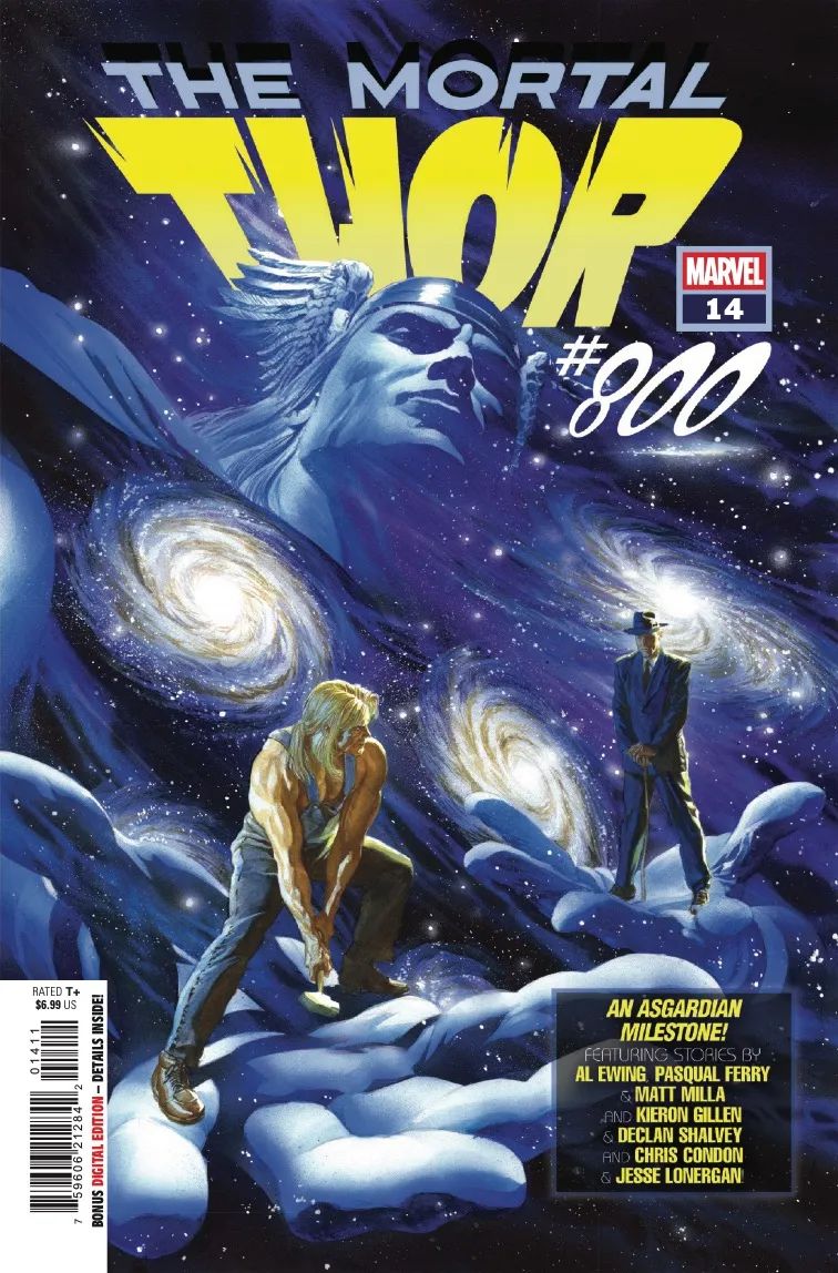 Sigurd Jarlsson meets Donald Blake in space in Thor #800 comic cover
