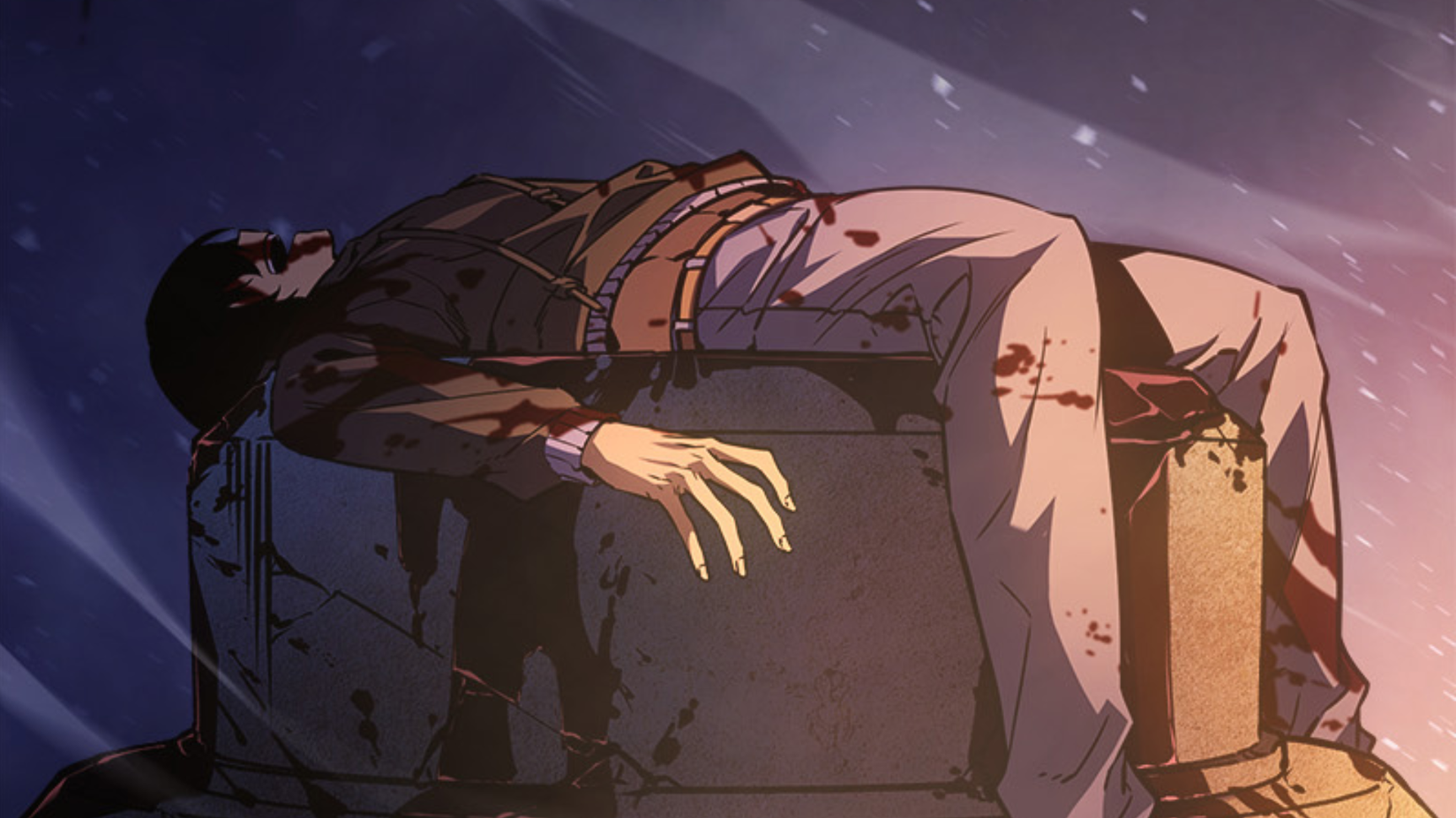Solo Leveling ARISE Hunter Origin -  Sung Jinwoo's Monarch of Shadows Story manhwa - Jinwoo dying in the double dungeon image (1)