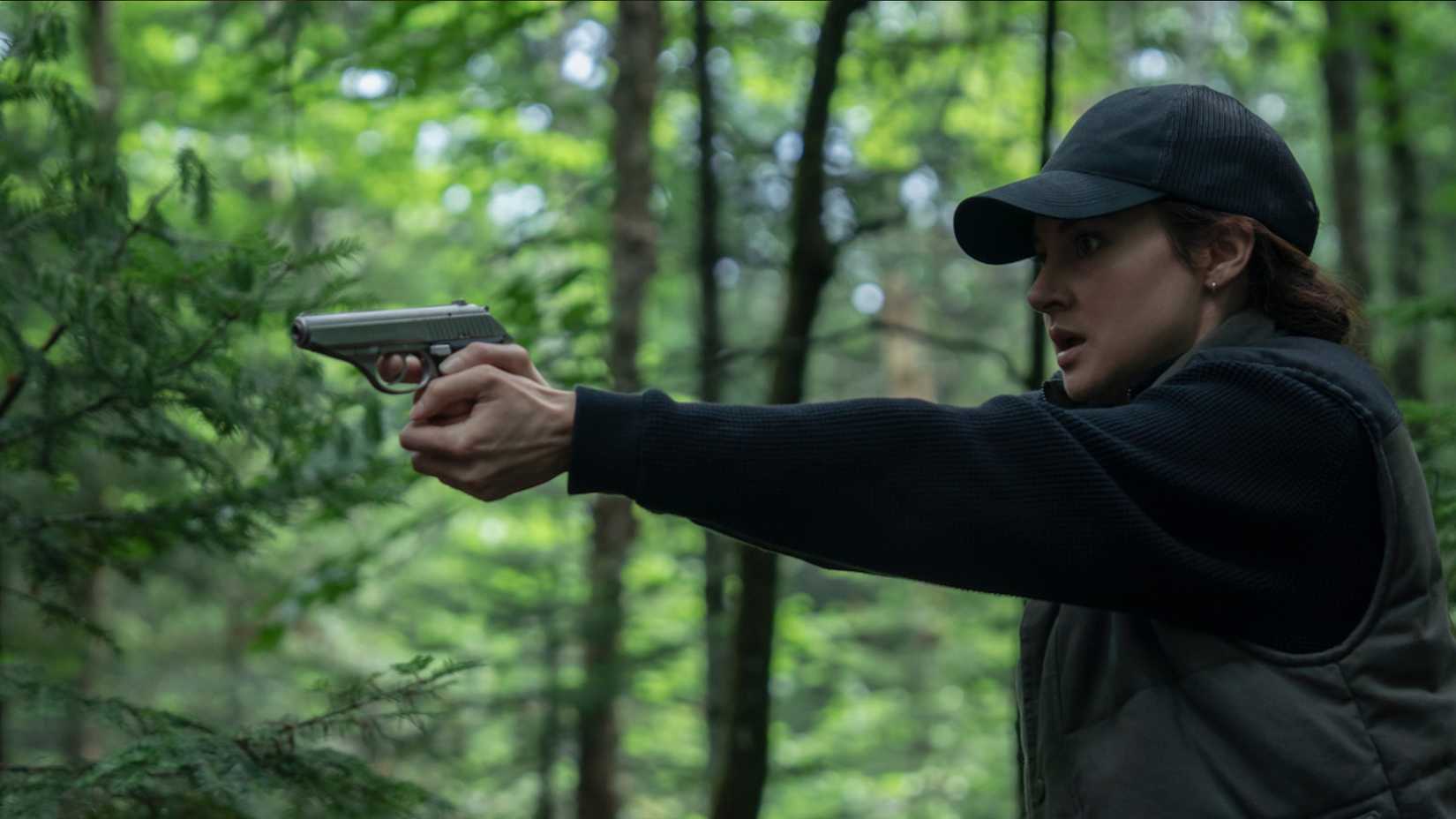 Someone holding a gun in Unabomber
