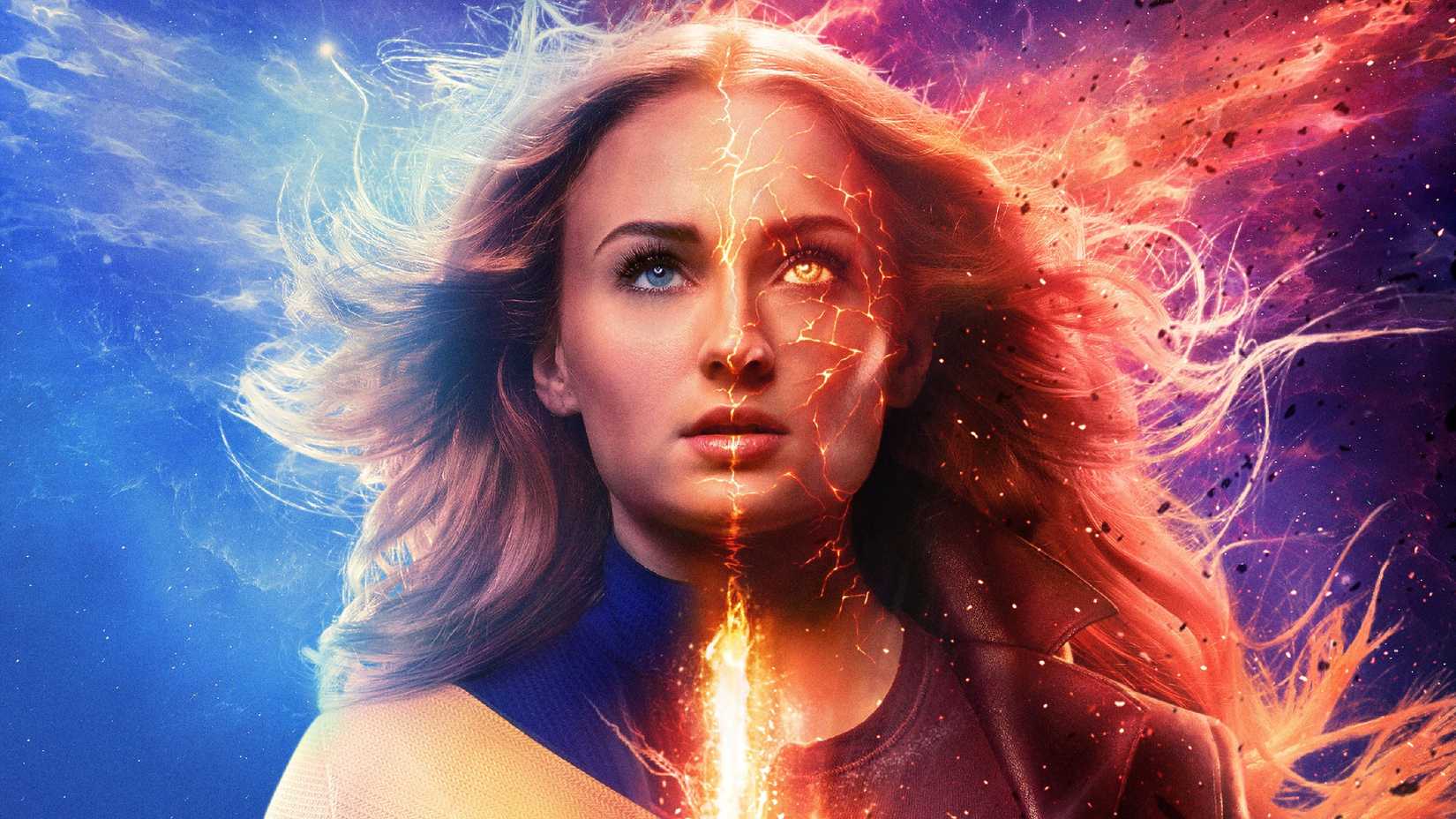 Sophie Turner as Jean Grey in Dark Phoenix poster