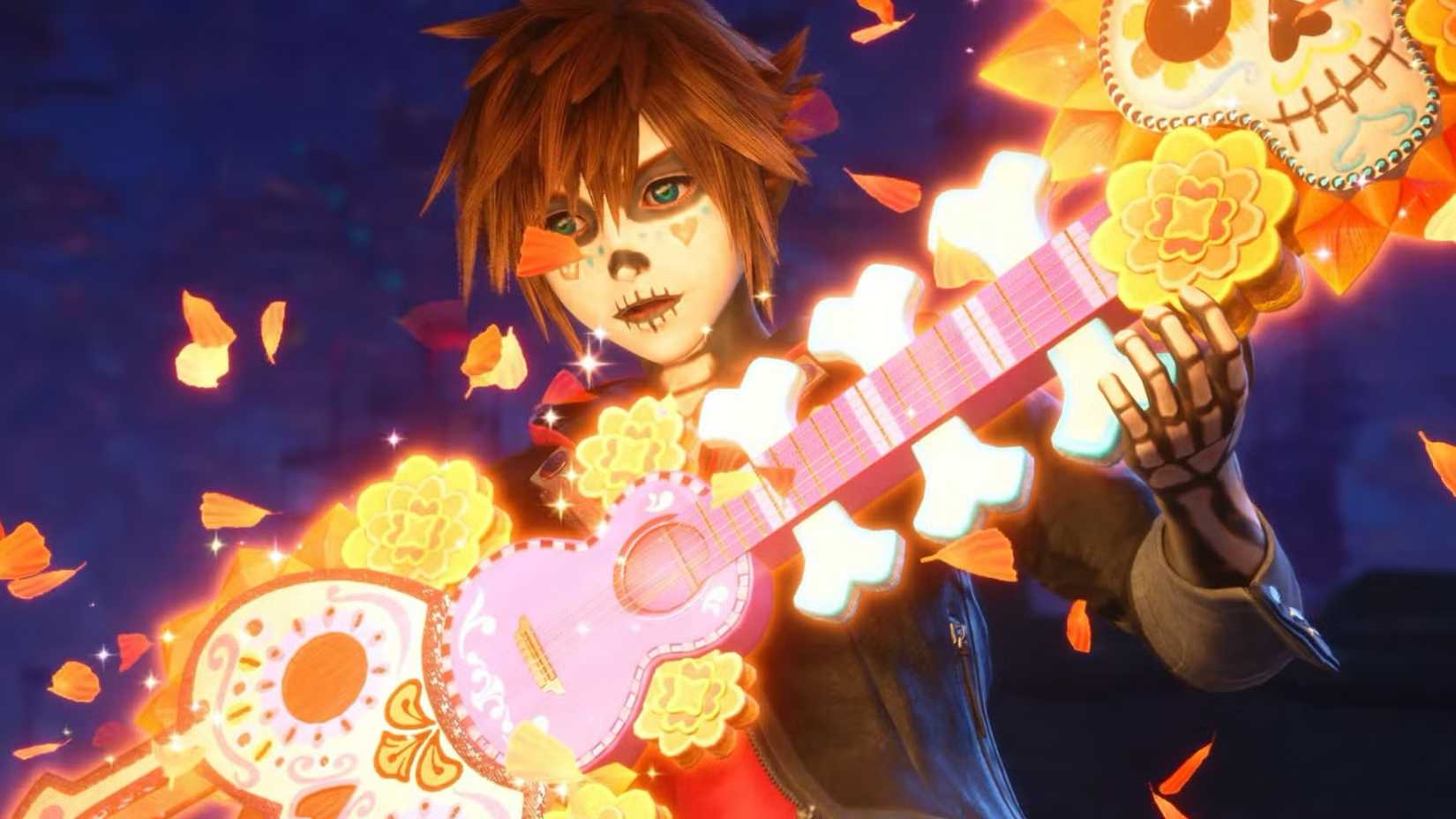 Sora With Coco Keybade in Kingdom Hearts 4