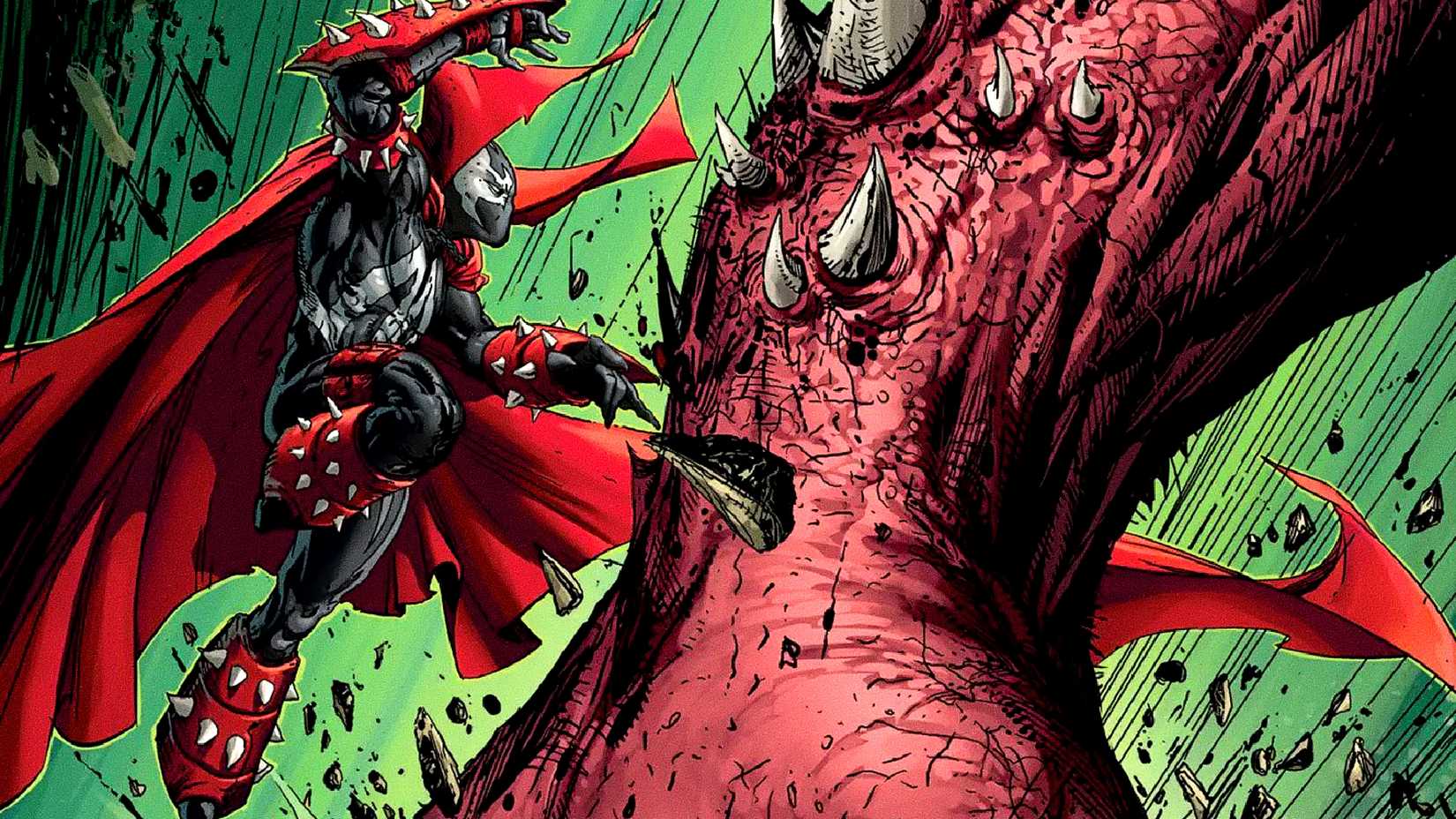 Spawn fights Satan himself in Image Comics cover art