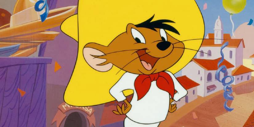 Speedy Gonzales smiling in Looney Tunes