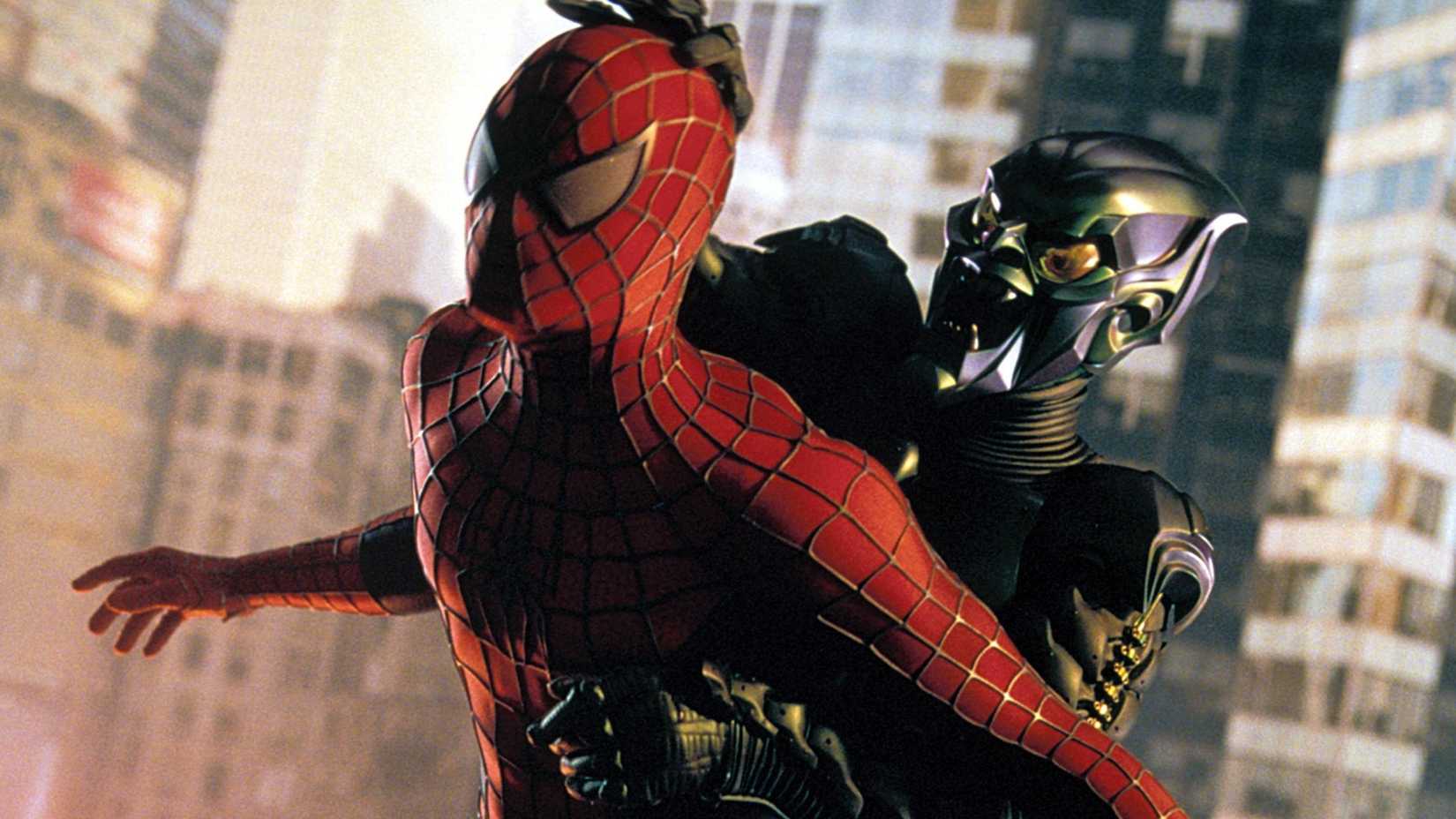 Spider-Man and Green Goblin in Spider-Man 2002