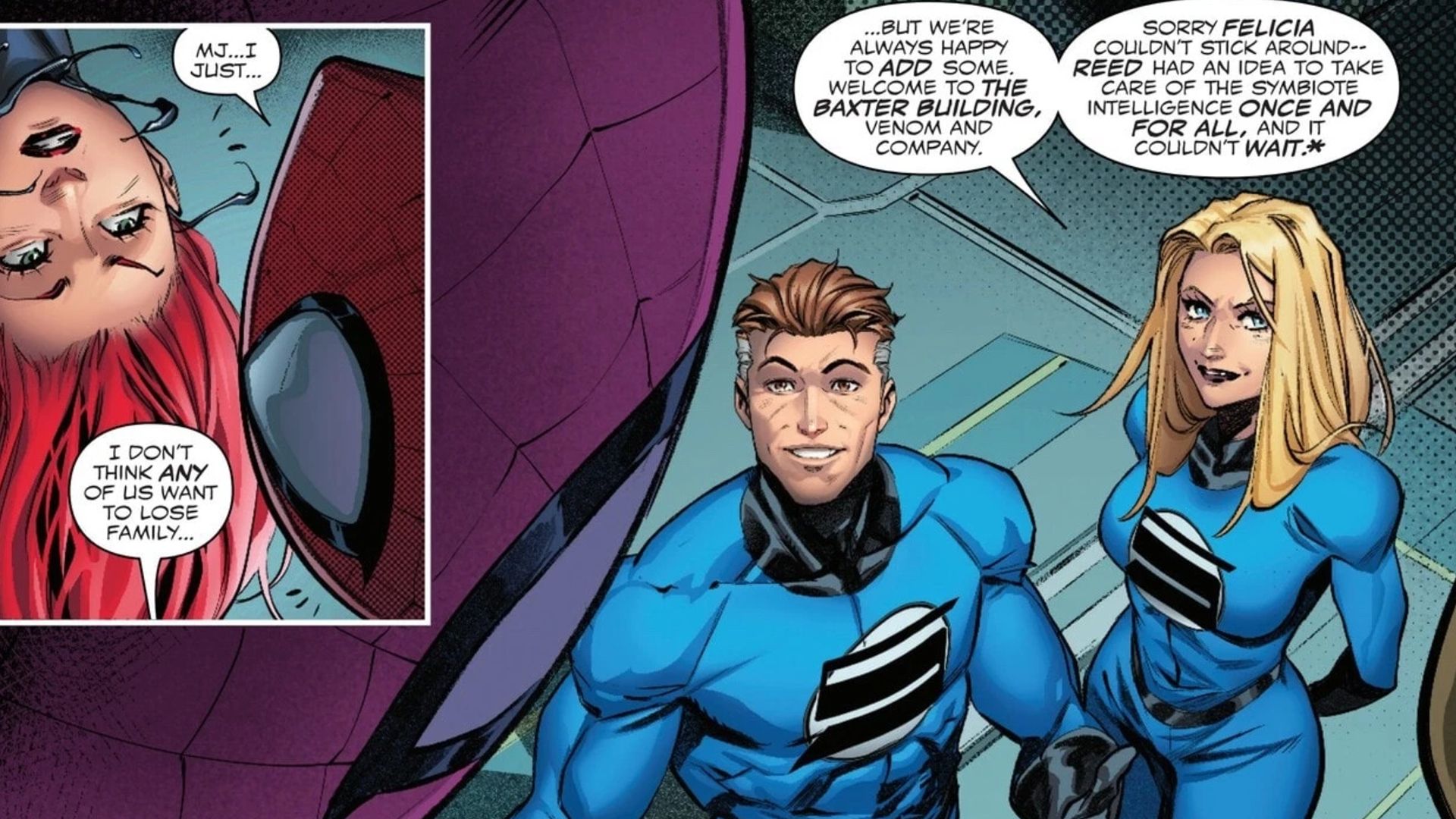 spider-man joins the fantastic four, becoming the fantastic five