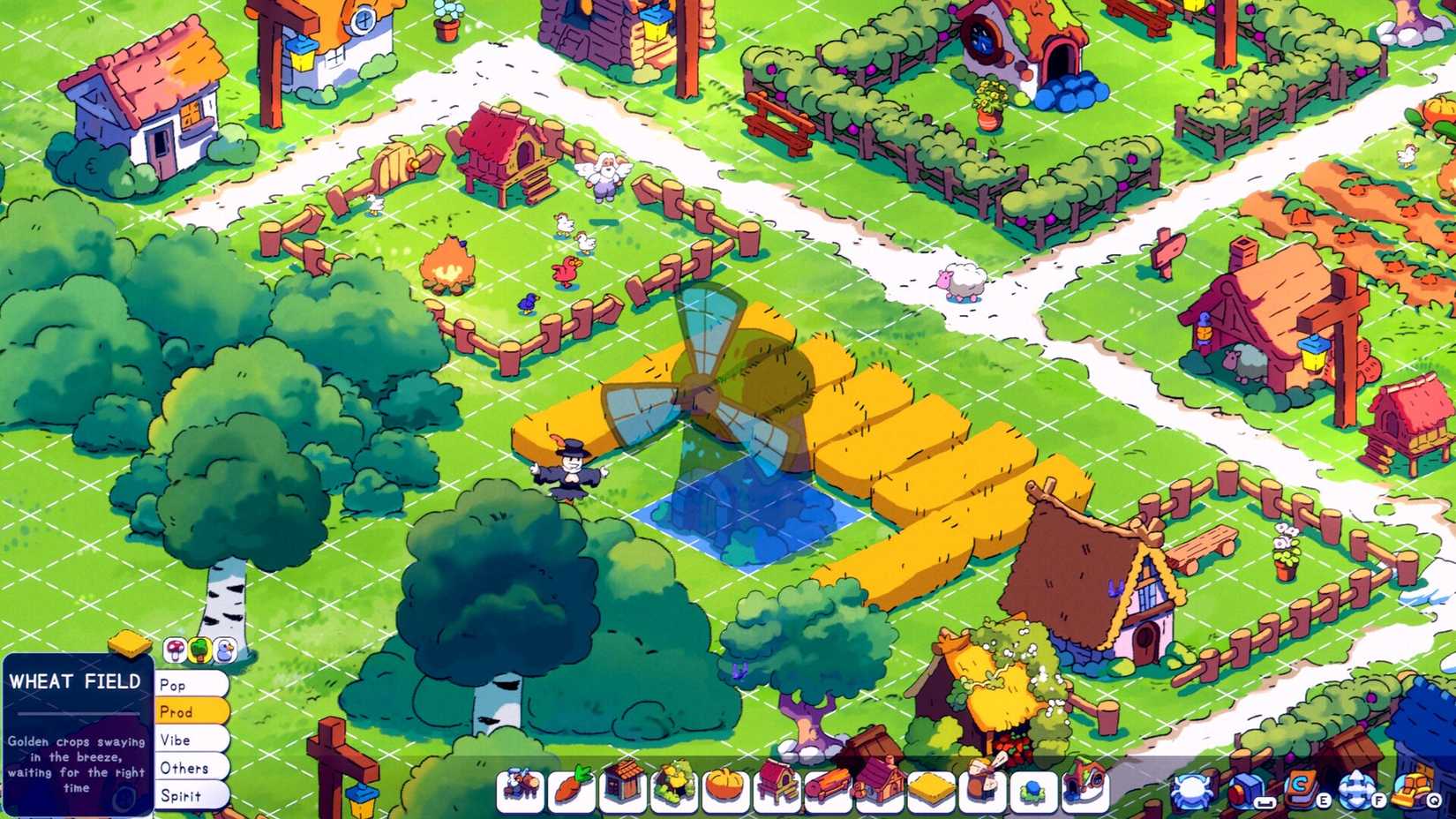 The construction mode in Spiritstead.
