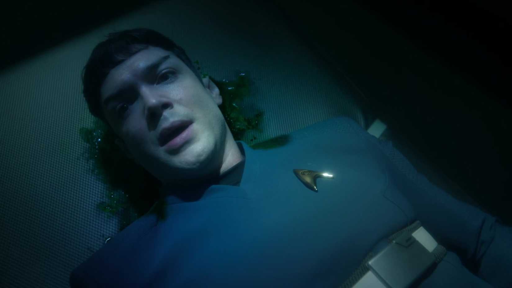 Spock with Vulcan ears cut off
