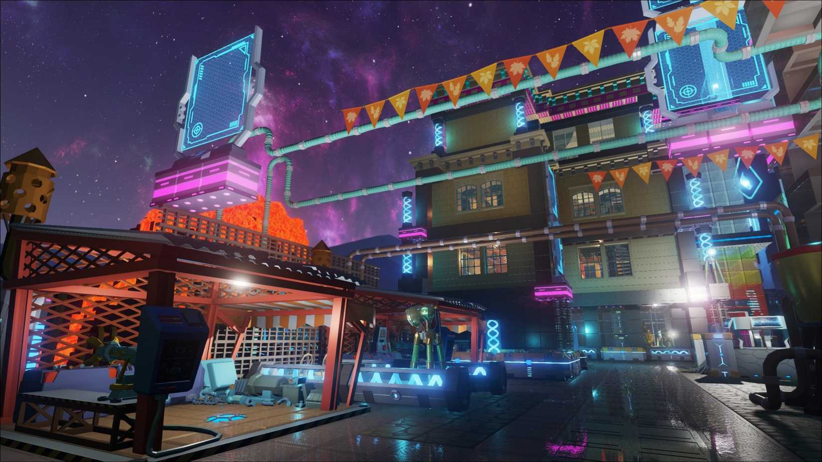 Image shows gameplay from PixARK