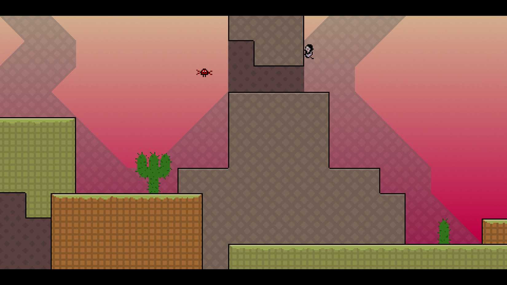 Image shows gameplay from Knytt Classic