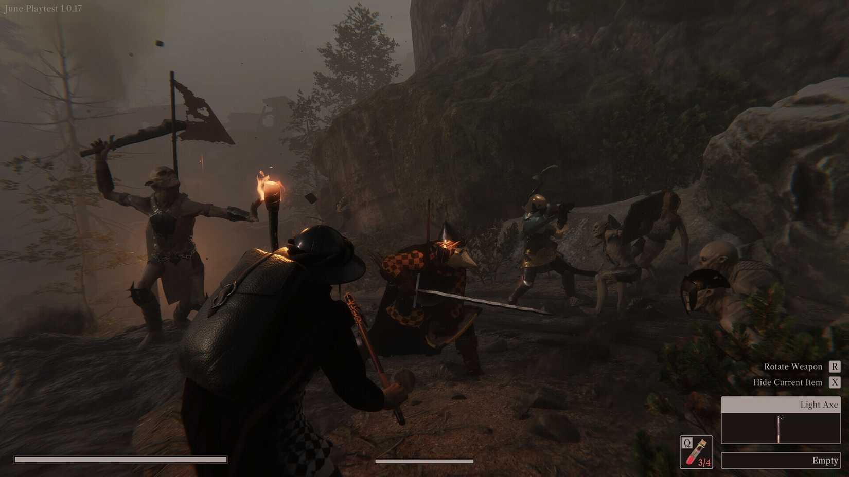 Image shows gameplay from Expedition: Into Darkness