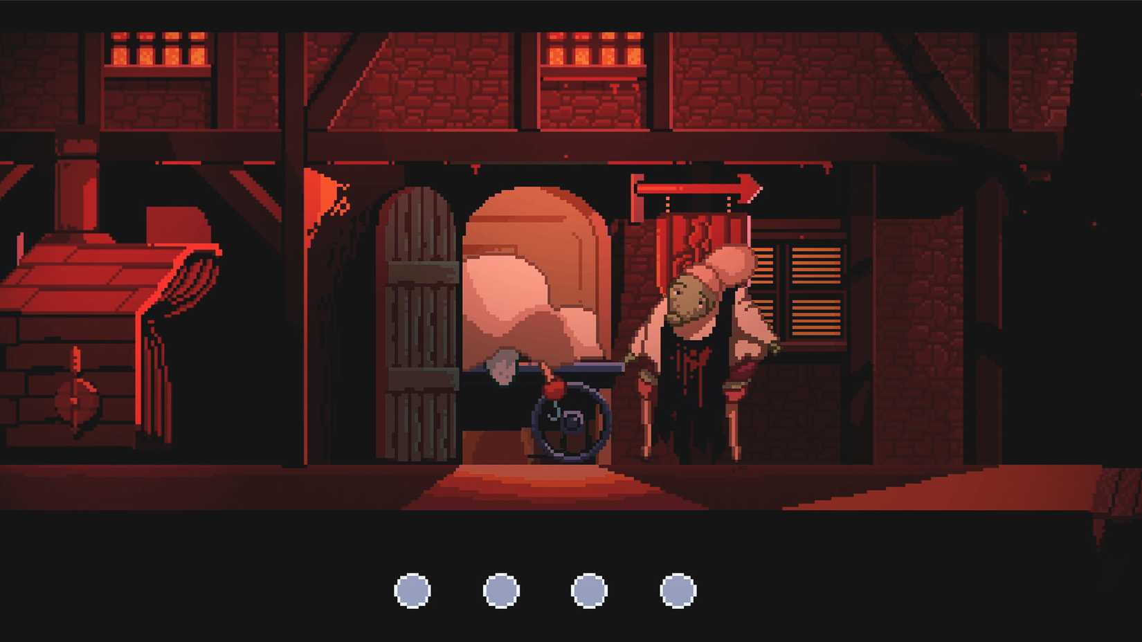 Image shows gameplay from The Supper