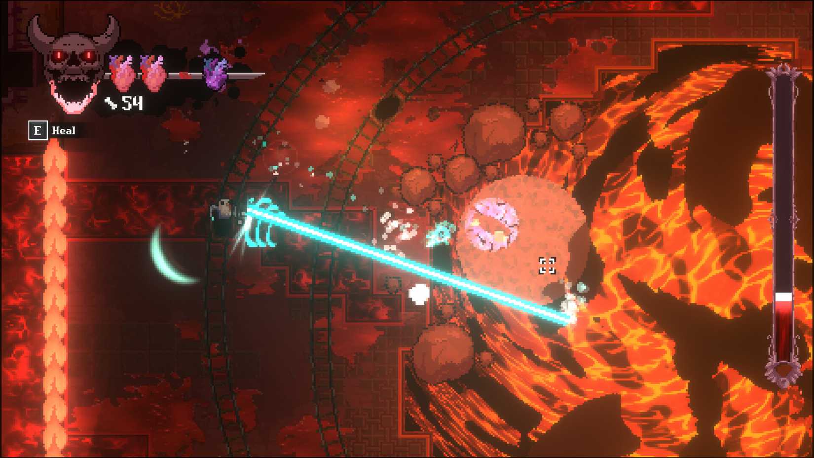 Image shows gameplay from Bloody Hell