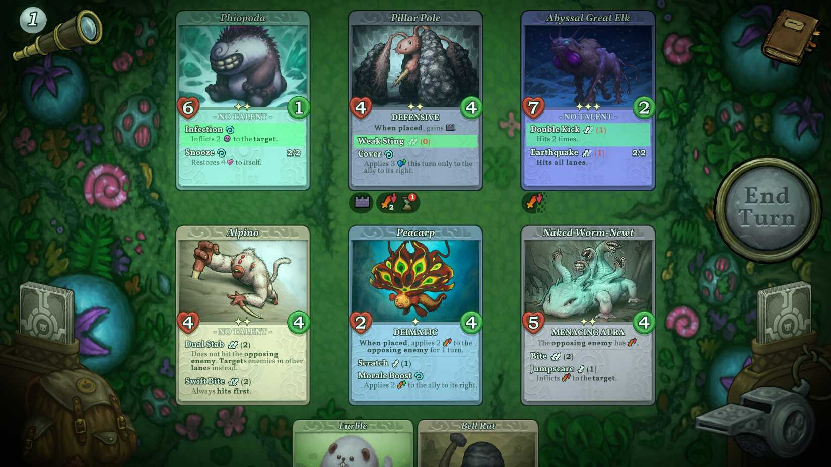 Image shows gameplay from Decktamer