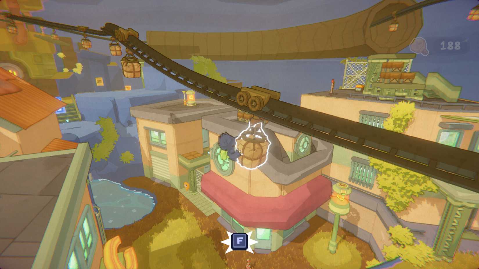 Image shows gameplay from Tony the Mole