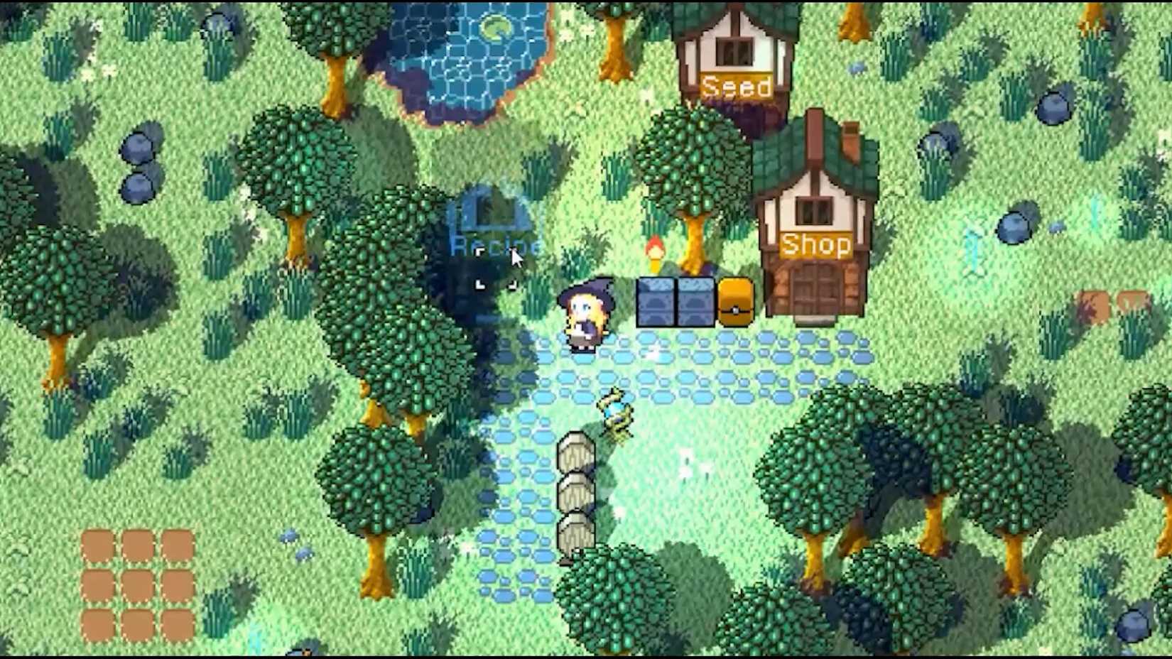 Image shows gameplay from Zombie Craft