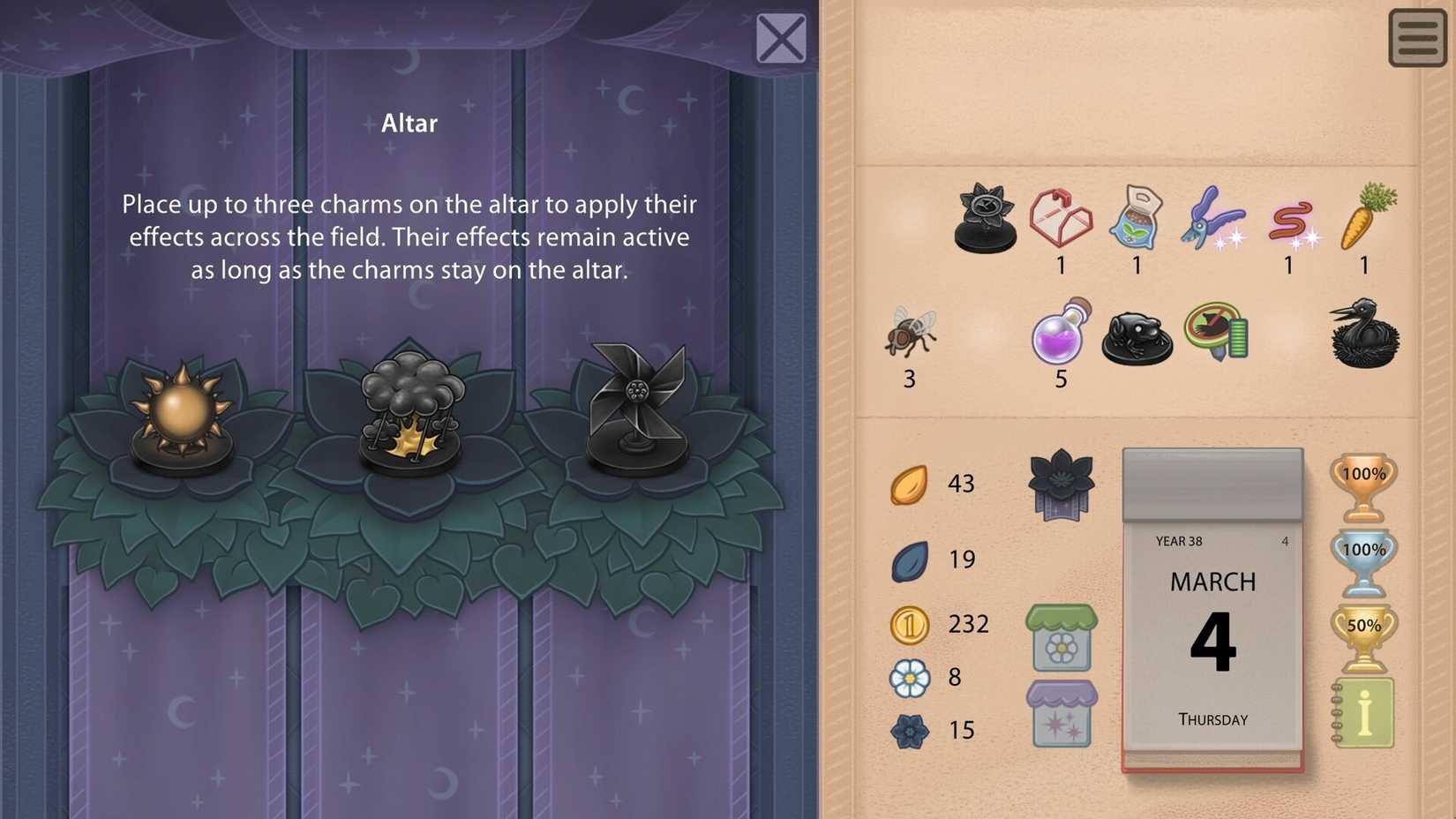 Image shows gameplay from Black Flower
