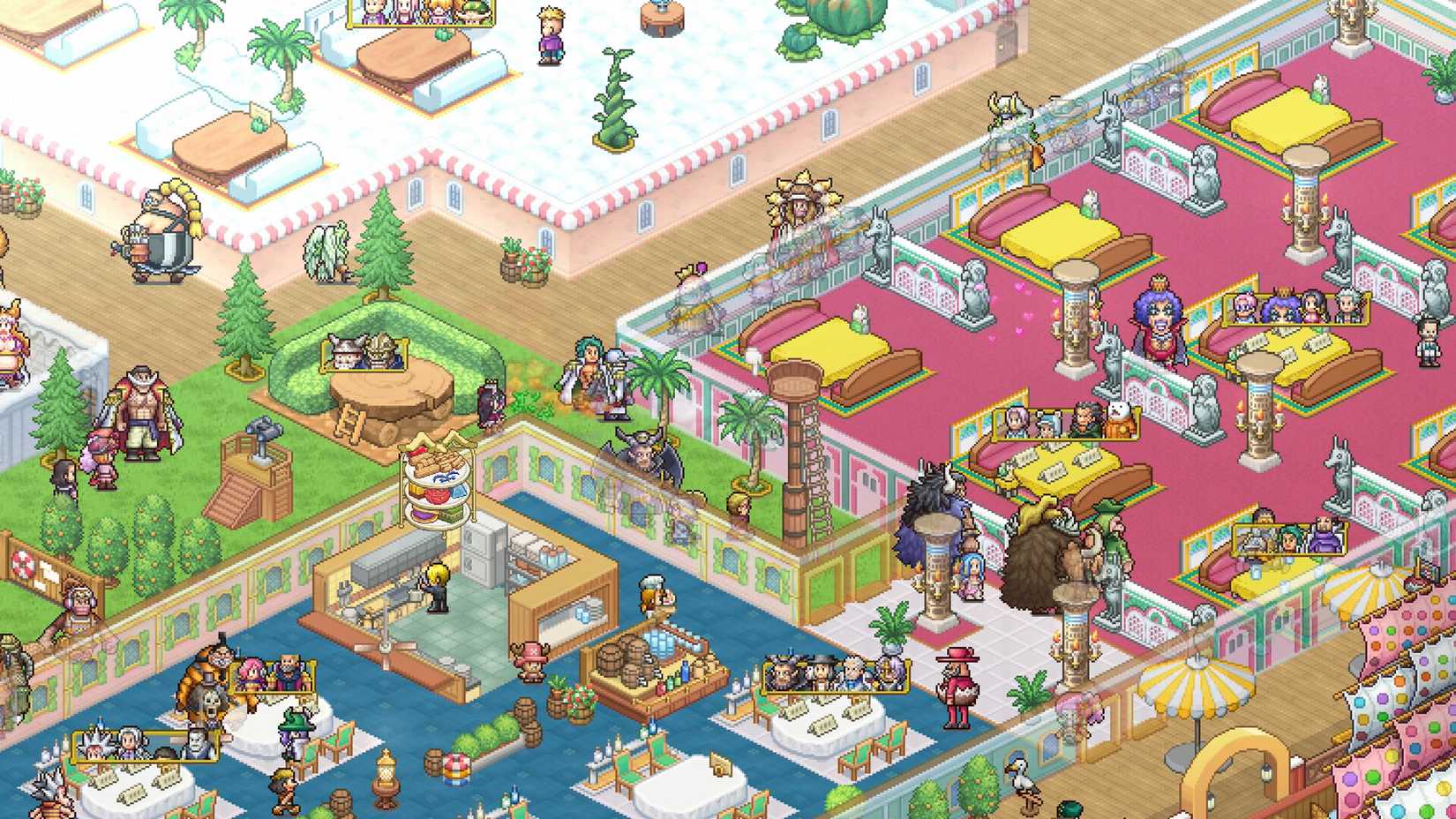 Image shows gameplay from ONE PIECE: Grand Gourmet