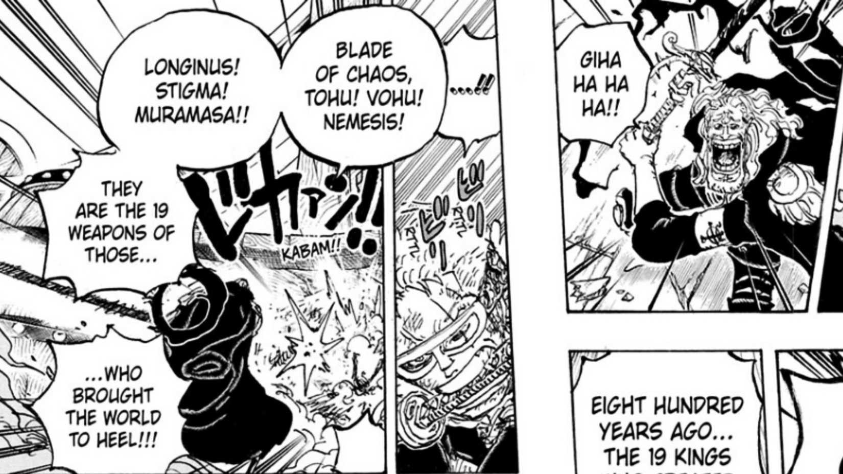 St. Sommers talks about Imu's swords in One Piece