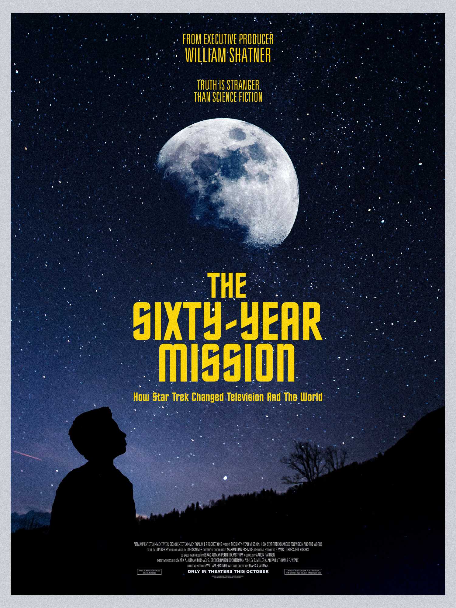 The poster for The Sixty-Year Mission: How Star Trek Changed Television And The World