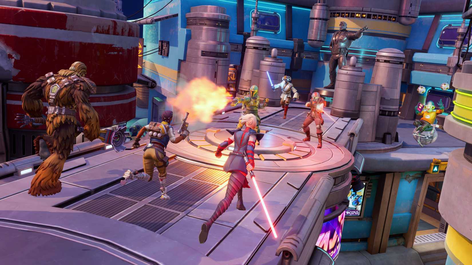 star wars hunters pvp combat