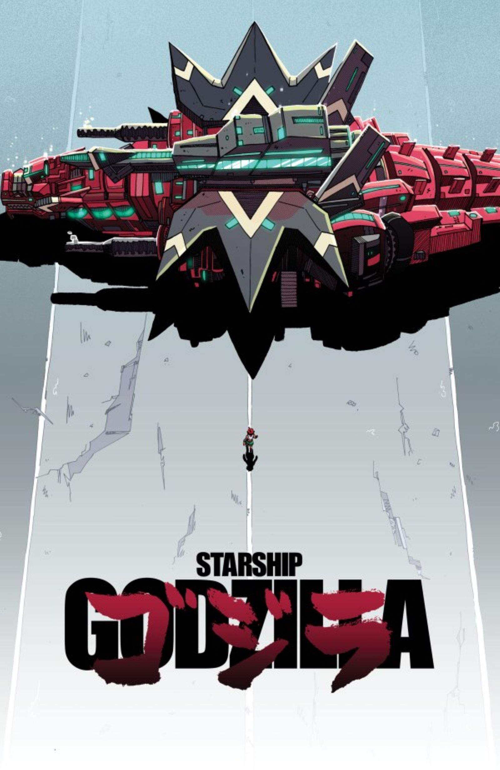 Starship Godzilla Invasion X #1 cover 2-1