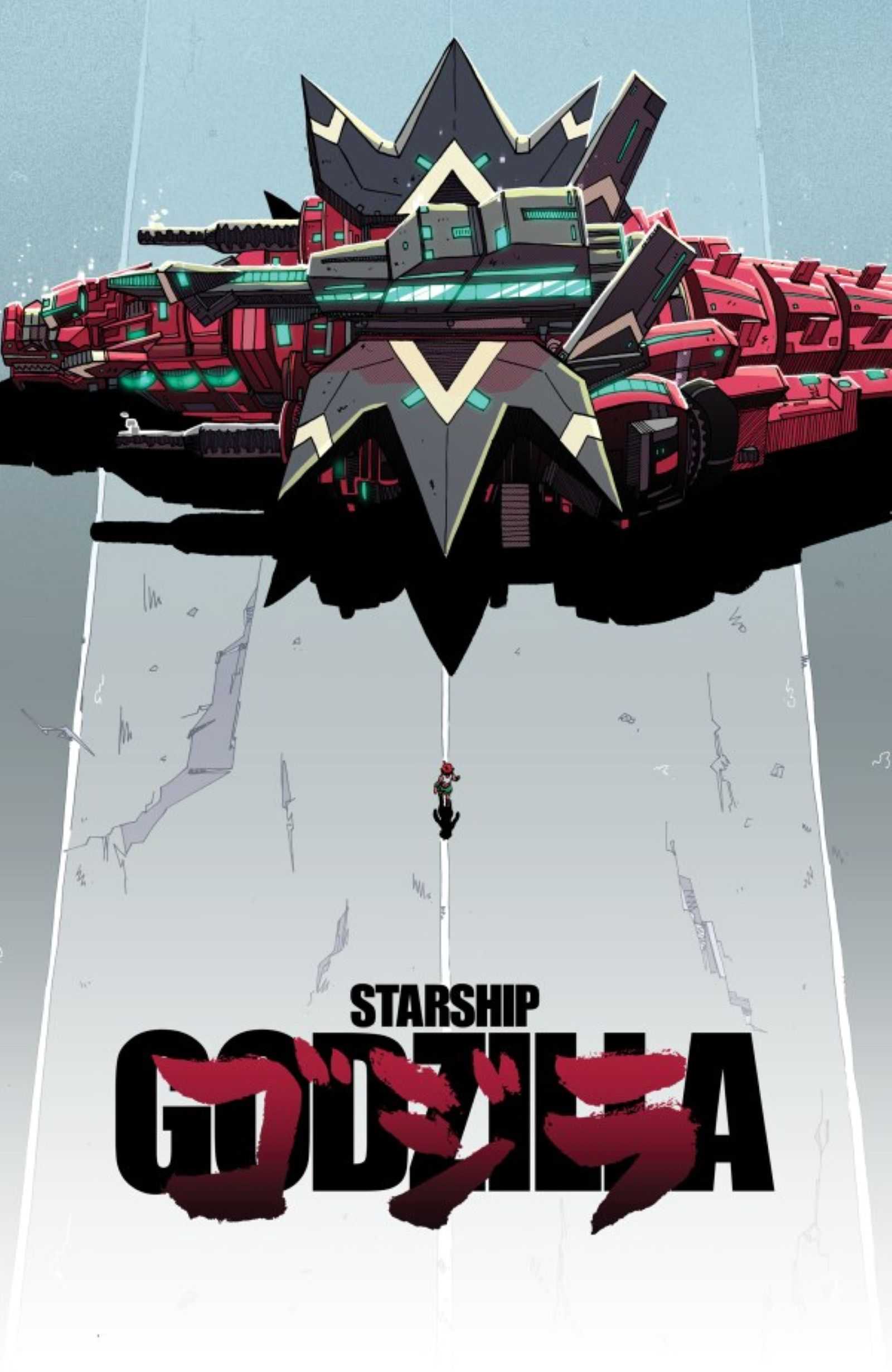 Starship Godzilla Invasion X #1 cover 2-1