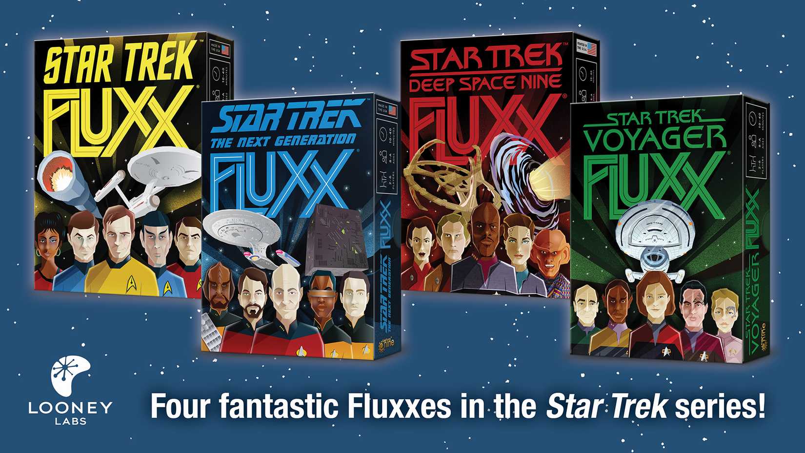 Image shows the Star Trek Fluxxes collection