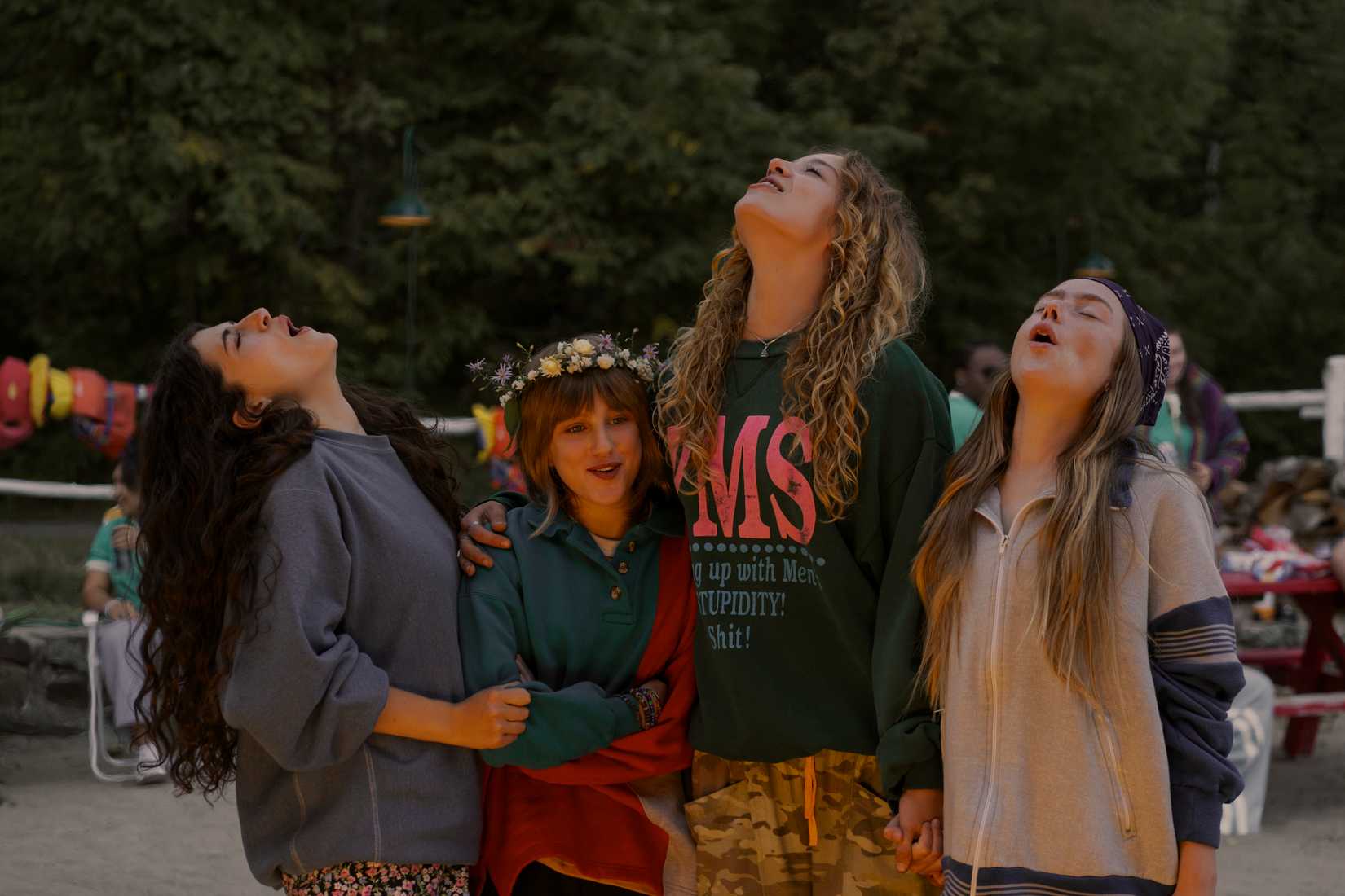 Annie Jacobson (Ella Rubin), Maple (Mabel Strachan), Oona (Bo Bragason), and Ramona (Amélie Hoeferle) in STERLING POINT