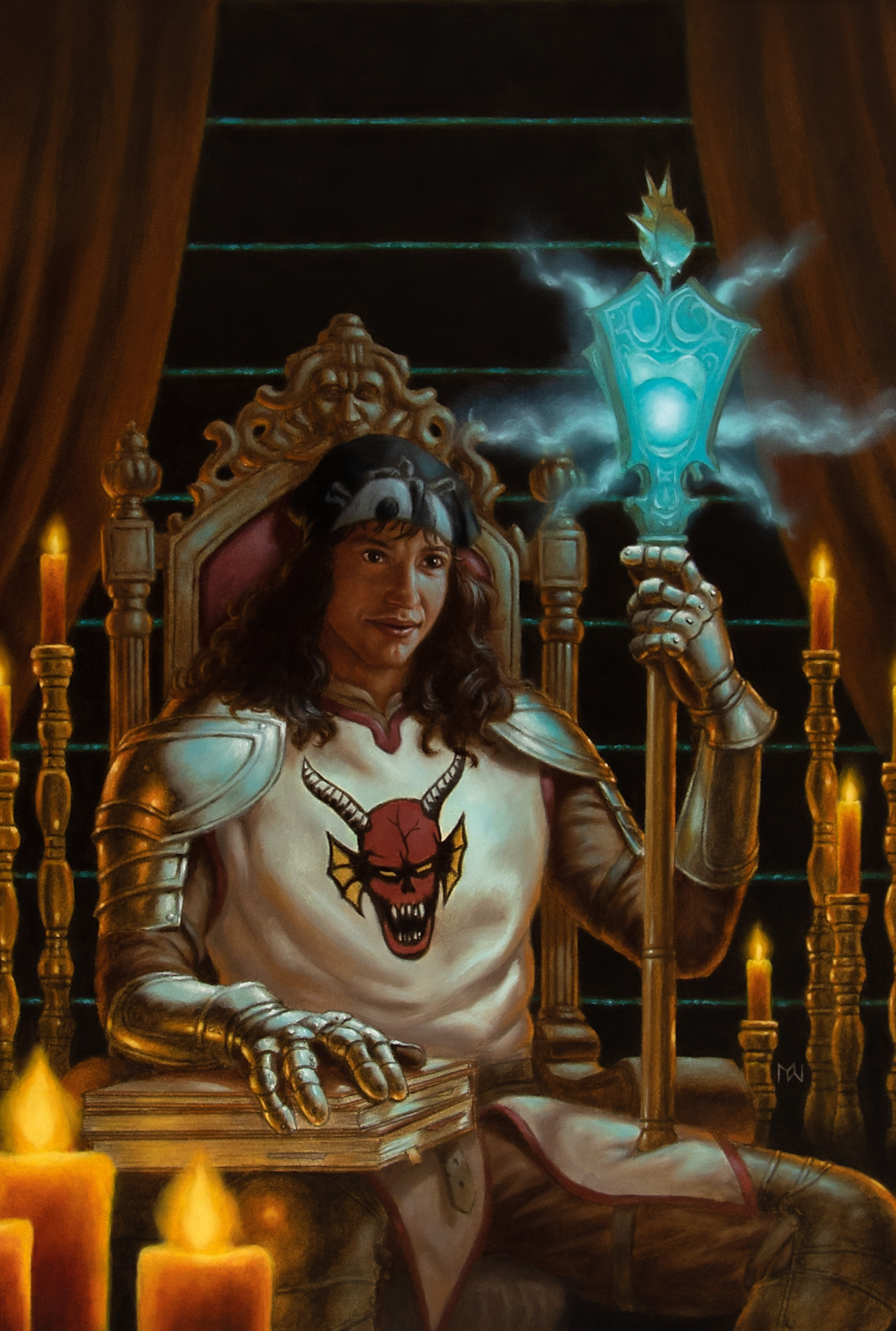 Stranger Things Dungeons & Dragons Eddie Hellfire Club throne