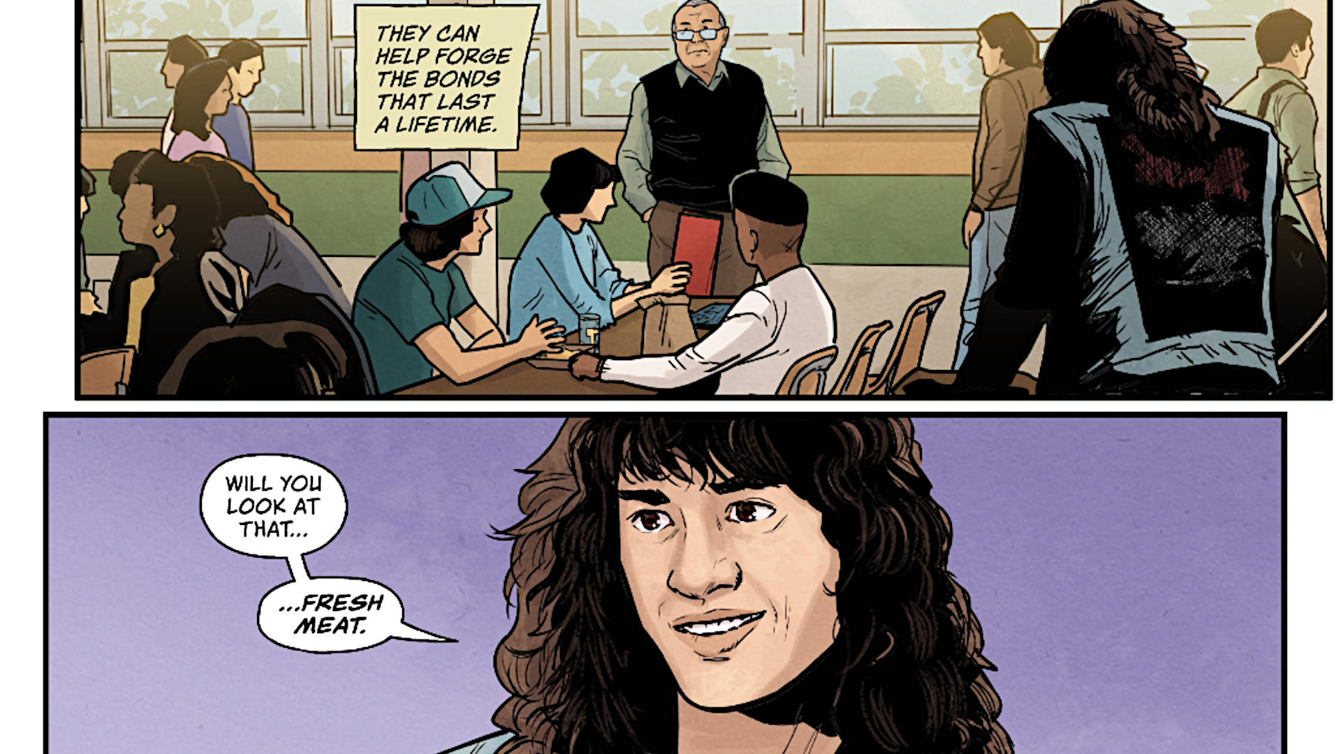 Stranger Things Dungeons & Dragons Eddie meeting the gang