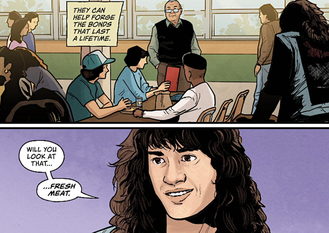 Stranger Things Dungeons & Dragons Eddie meeting the gang