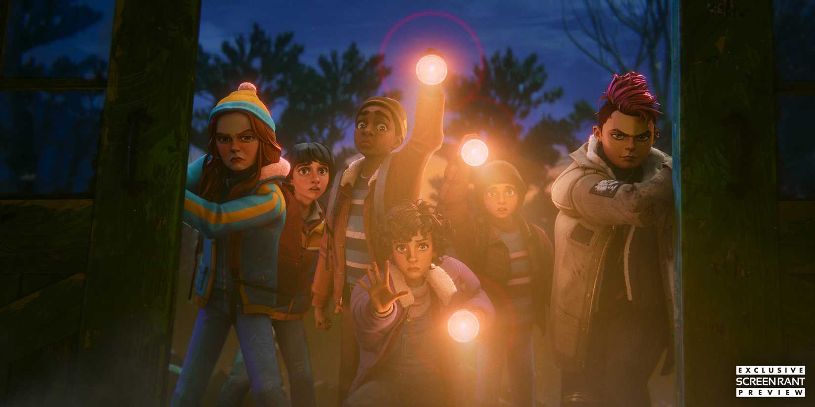 Characters from Stranger Things: Tales from 85 season 2