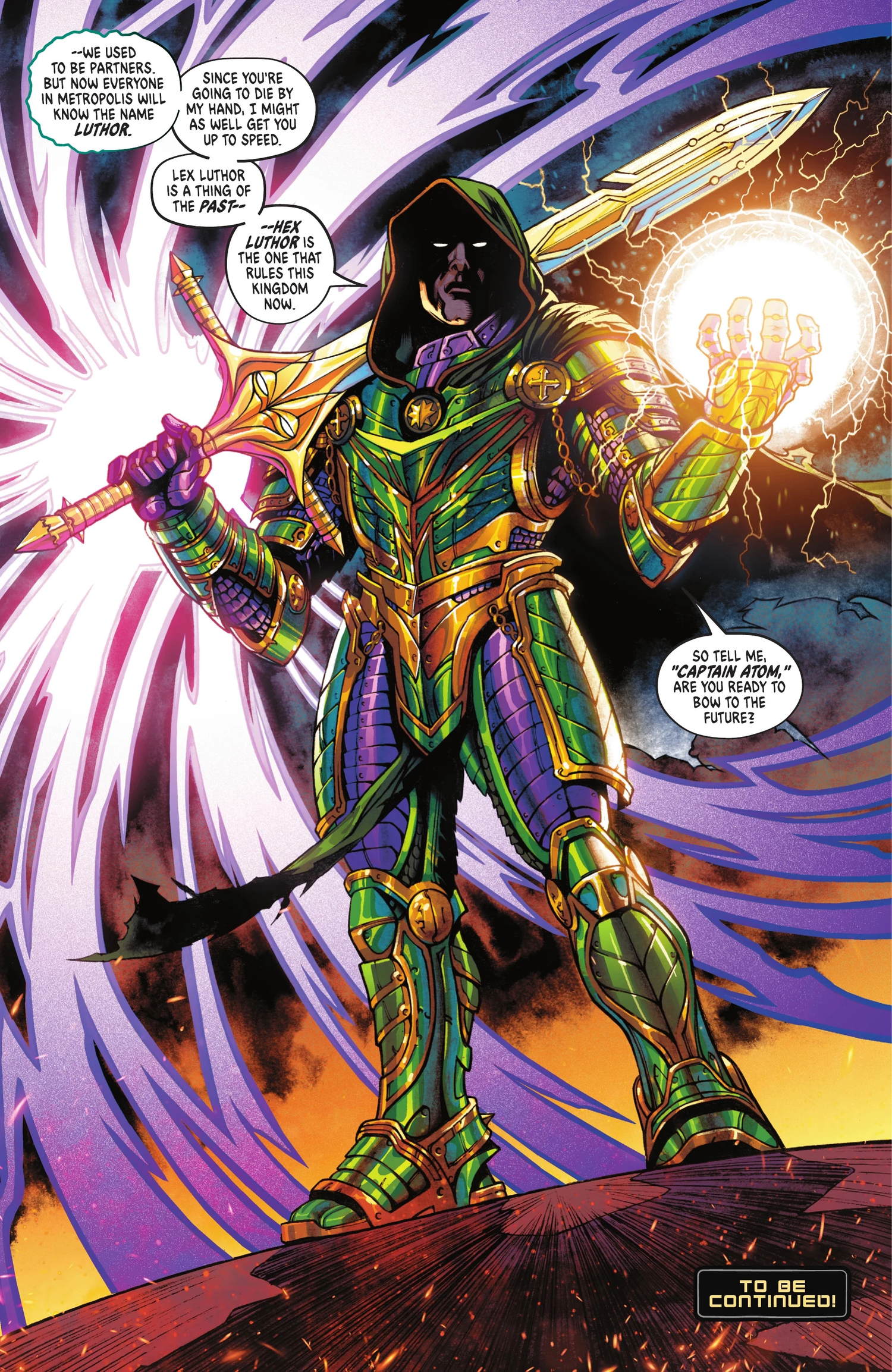 Lex Luthor Gets Magic-Themed Costume Redesign in Superman: Father of Tomorrow
