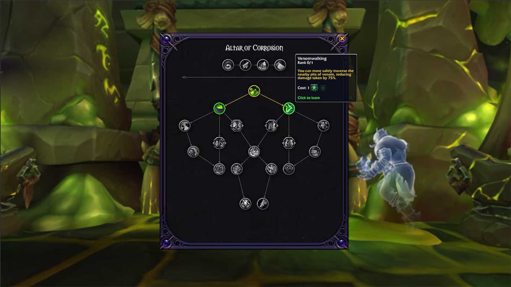 Talent Tree in WoW Midnight Curse of Ula'Tek