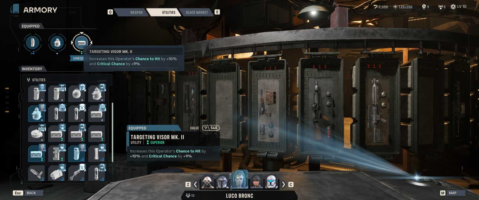 Targeting Visor Star Wars Zero Company