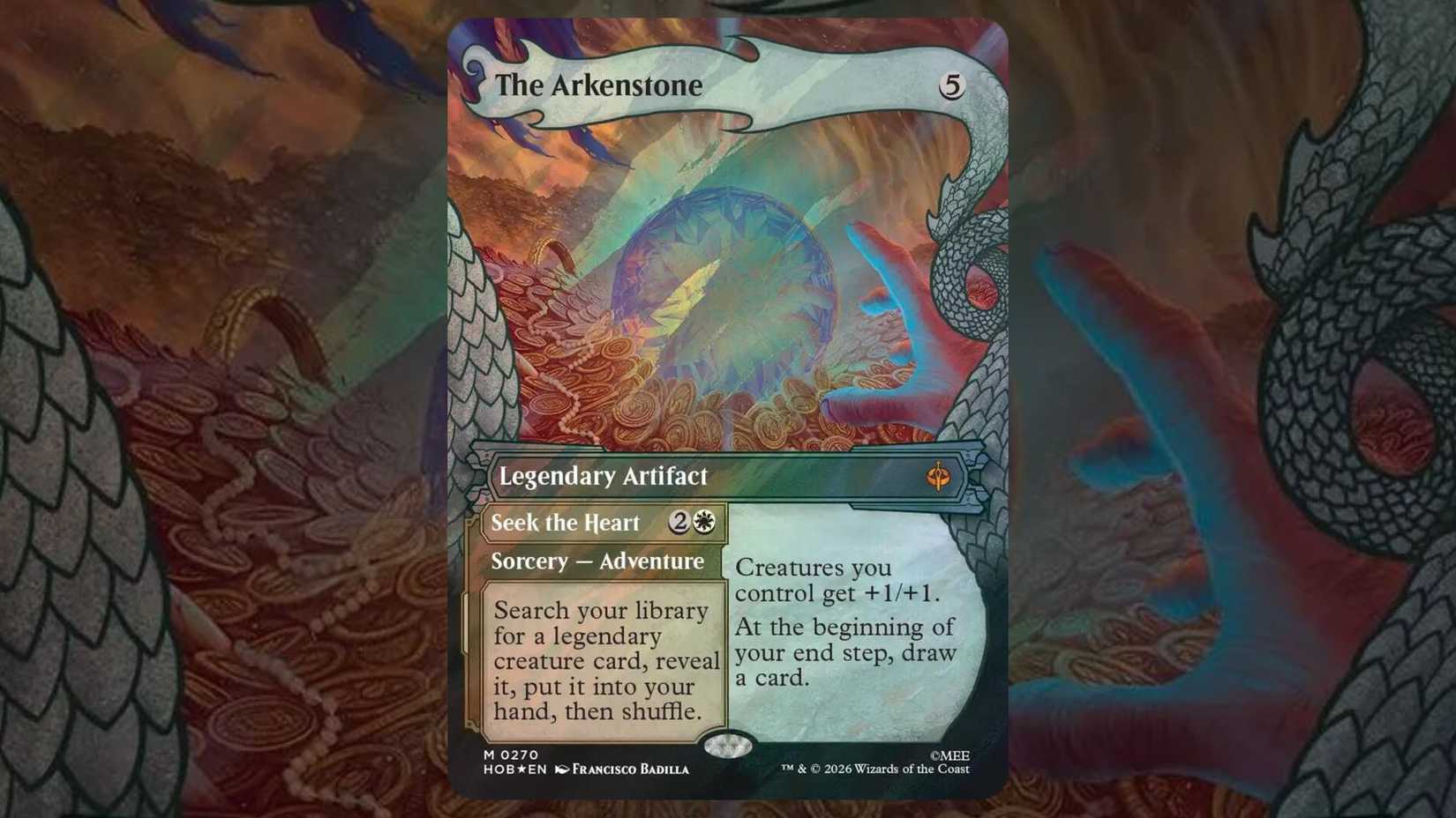 The Arkenstone 270 MtG card from Hobbit