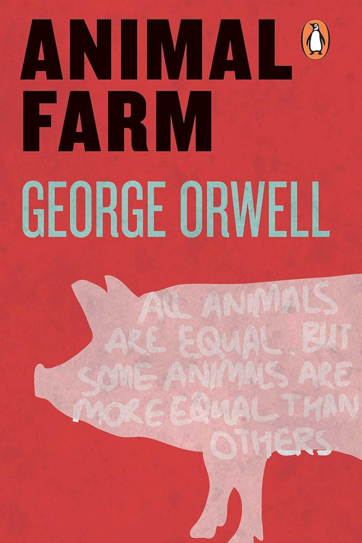 The cover of Animal Farm by George Orwell