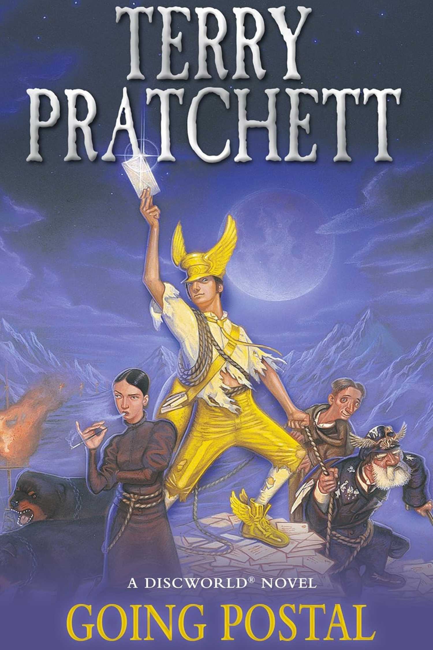 The cover of Going Postal by Terry Pratchett