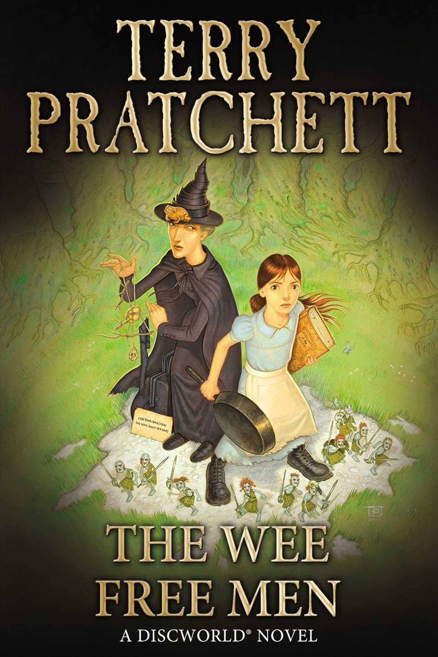 The cover of The Wee Free Man by Terry Pratchett