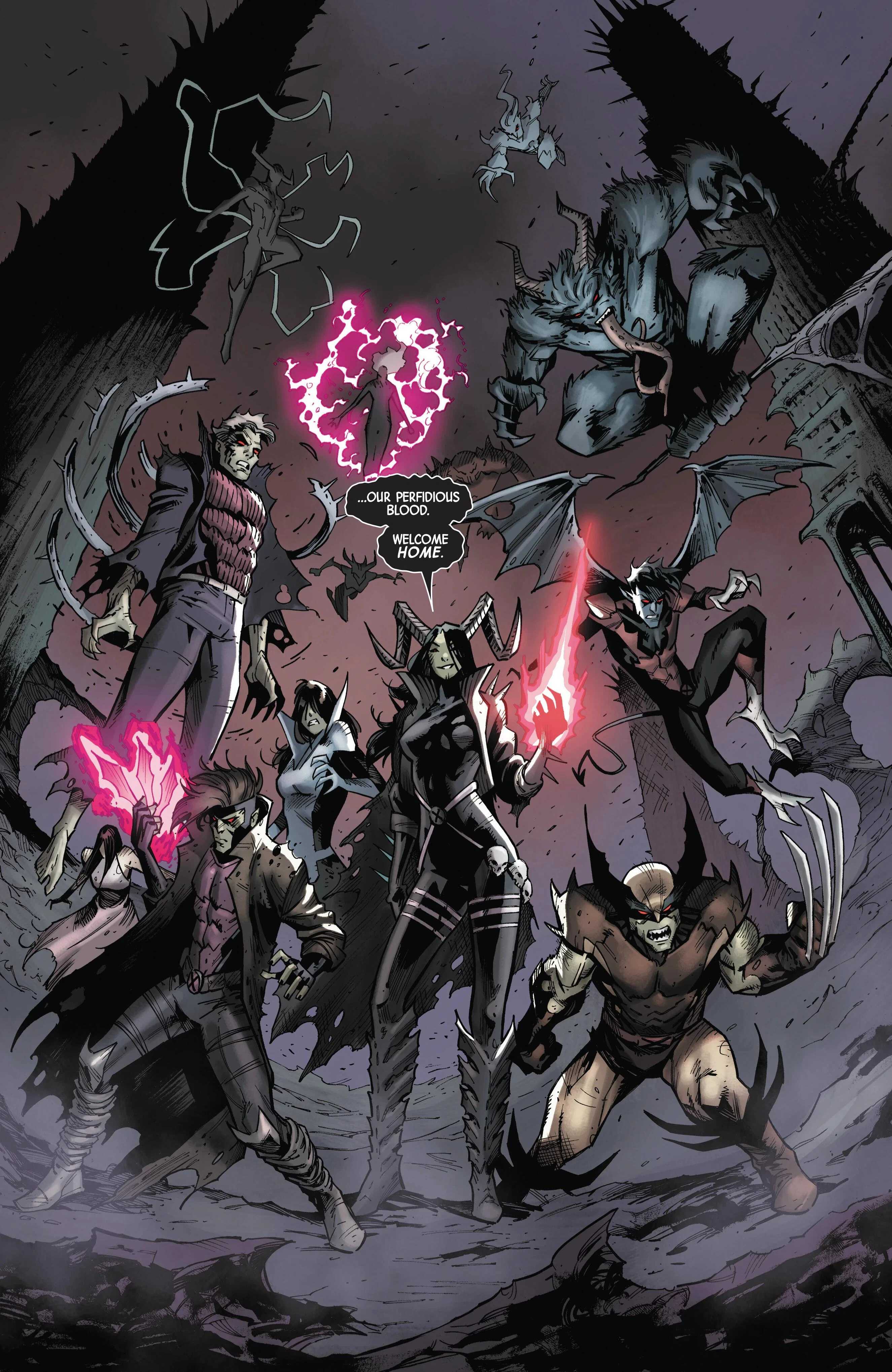 The dark supernatural X-Men assemble in X-Men United #6