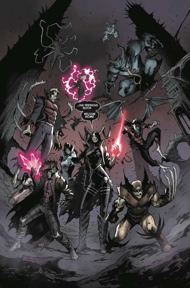 The dark X-Men assemble in X-Men United #6